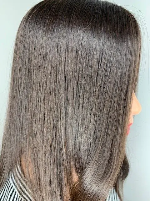 100% Premium Remy Human Hair Topper 5 x 6 Inch Silk Base 4# Medium Brown 16 inch - Image 4