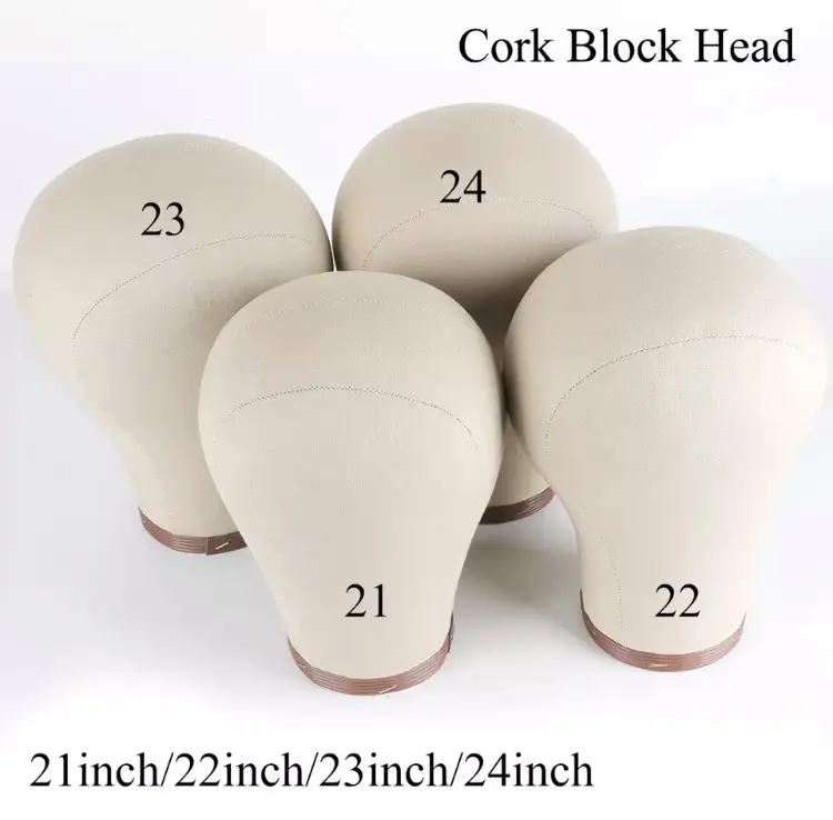 Canvas Head (For Styling your Wig or Topper) 21" Comes with table clamp for styling - Image 2