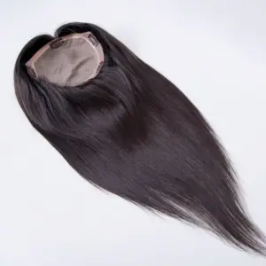 100% Premium Remy Human Hair Topper 2# Dark Brown