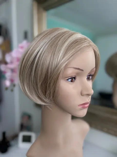 Grace Ash Blonde /Natural Synthetic Wig (S/M)