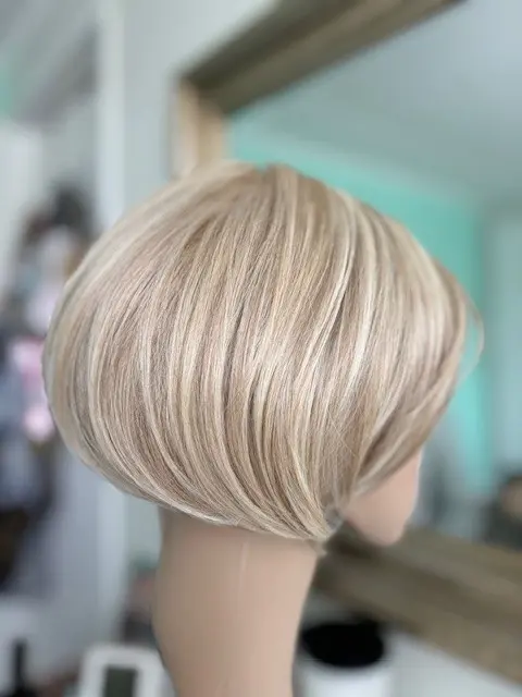 Grace Ash Blonde /Natural Synthetic Wig (S/M) - Image 5