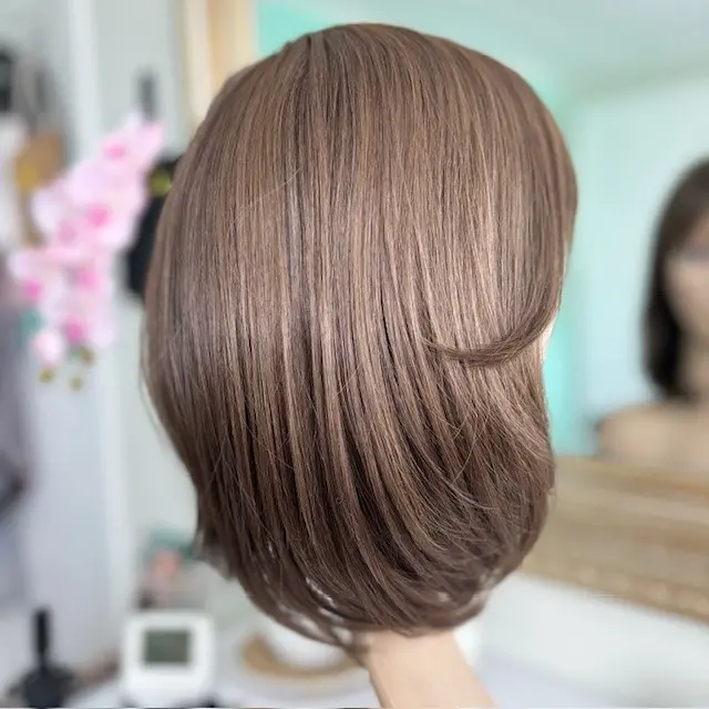 Chloe Wig Medium Brown Short - Image 5