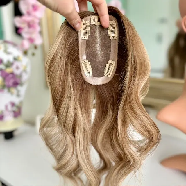 NEW Alexandra Topper" 14" Small Mono Base Balayage - Image 5