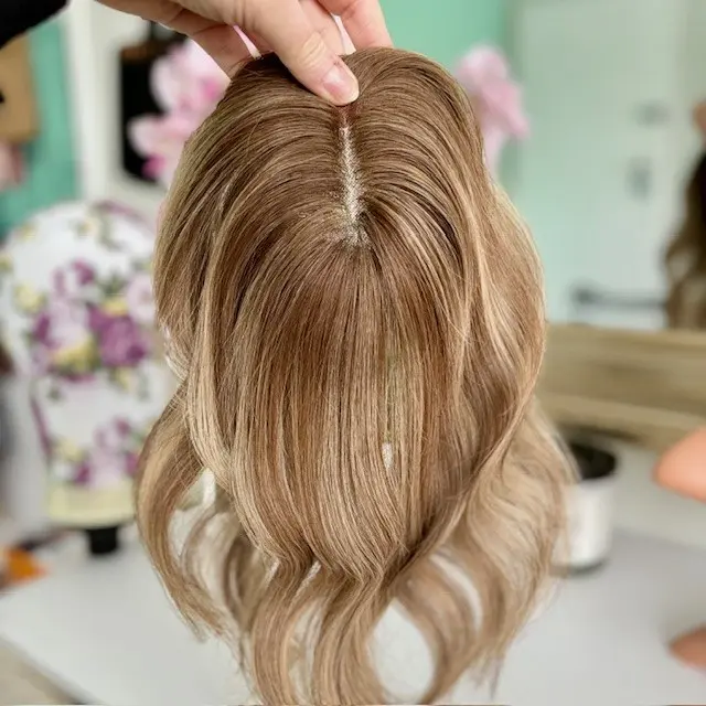 NEW Alexandra Topper" 14" Small Mono Base Balayage - Image 3