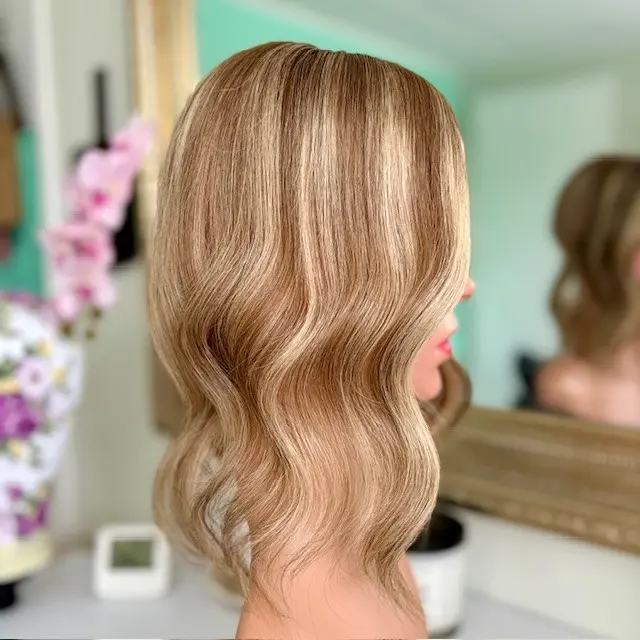NEW Alexandra Topper" 14" Small Mono Base Balayage - Image 2