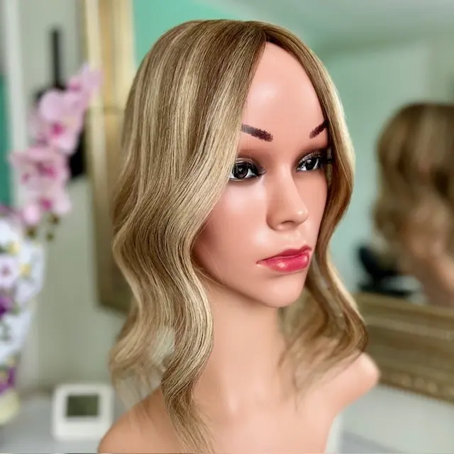 NEW Alexandra Topper" 14" Small Mono Base Balayage