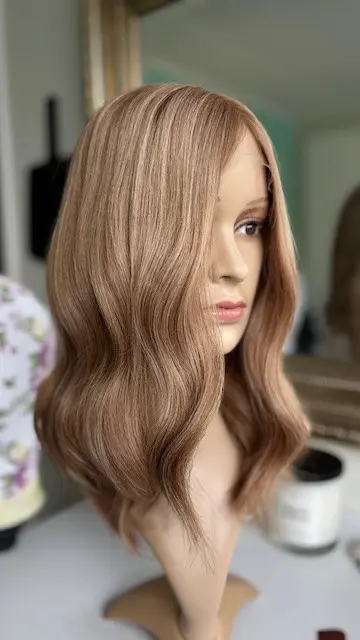 Louisa 16'/Blonde Mix Human Hair Wig
