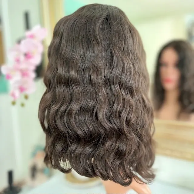 Anais Wig 14"/Medium Brown Wavy Wig - Image 4