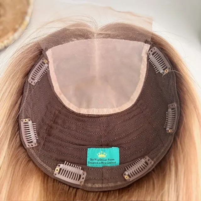 Mia 14 " Lace Topper Ash Blonde - Image 4