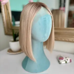 Velvet Wig/Topper Holder (Tiffany Blue)