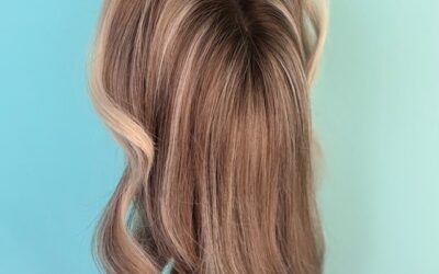 Monofilament Topper Balayage Blonde Mix 14 inch