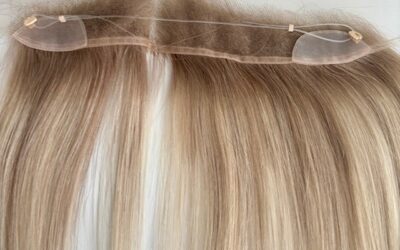 Front Hairline Topper Ash Blonde ( with root) 18 inch